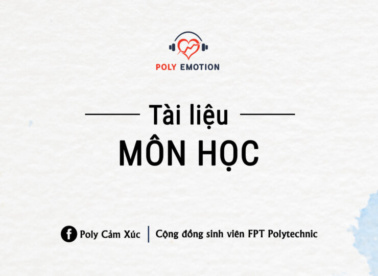Tài liệu môn học