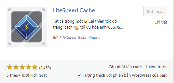 Download LiteSpeed Cache